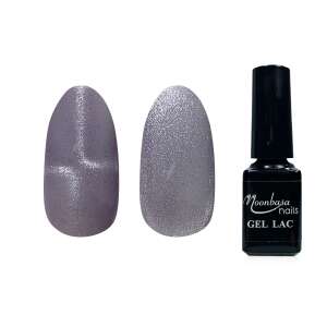 Moonbasa Nails Flash Tiger Eye géllakk #533 Voladrift, 5ml, szürke csillámos géllakk körömre - MoonbasaNails