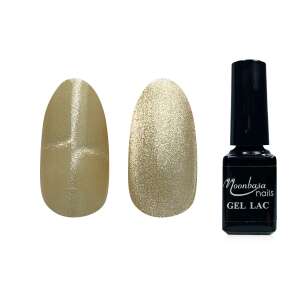 Moonbasa Nails Flash Tiger Eye géllakk #540 Nova Volaris, 5ml, arany csillámos géllakk körmökhöz - Körömápolás