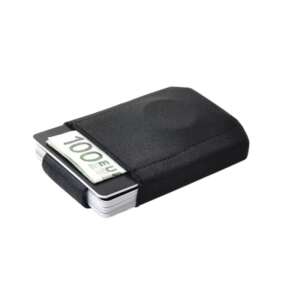 Bayern München fekete mini pénztárca, vékony kártyatartó, RFID blokkolás, bőr, FC Bayern, készpénzzel és kártyákkal - Férfi pénztárca