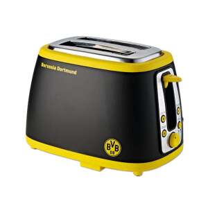 Borussia Dortmund kenyérpirító, fekete és sárga színben, BVB logóval - Konyhai kisgép