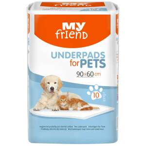 My Friend Underpads for Pets, 90x60cm, 10 pack, absorbent, leakproof, puppy training, pet pads, dog pads, cat pads - Pet Care