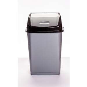 Billenő fedeles Szemetes 18L #szürke-fekete