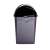 50L billenő fedeles szemetes, szürke és fekete