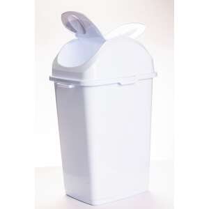 Praktikus Billenő Fedeles Szemetes - Fehér - 35L