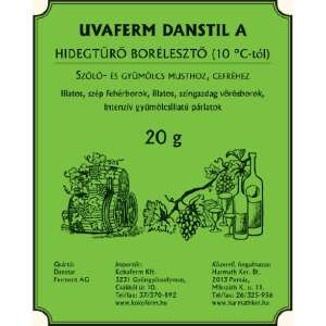 Drojdie de vin Uvaferm Danstil A, 20g, Rezistente la frig, pentru vinificație - Drojdii de vin