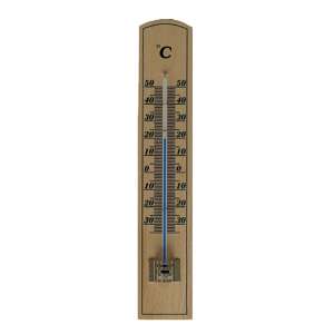 Wooden room thermometer, 2058 type, natural color, Celsius scale - Room Thermometer