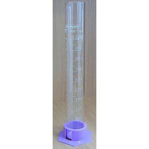 1000ml szklany cylinder miarowy z podstawą z tworzywa sztucznego - Skupienie