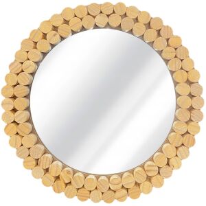 Close-up of KLNA Boho Round Mirror 36cm - Mirror