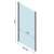 Rapid Slide shower cabin dimensions, 985-995 mm wide, 1950 mm high