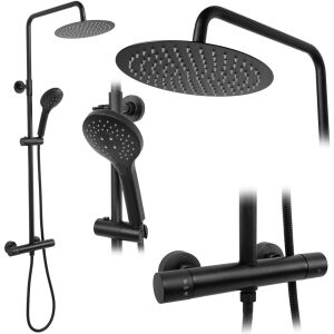 REA VINCENT Thermostatic Shower Set Black