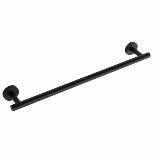 Black Bathroom Towel Rack - Modern Design