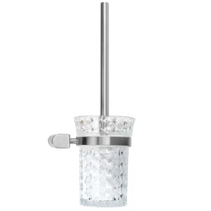 Brushed Nickel Toilet Brush 322229 134502780 - Toilet Brush & Holder