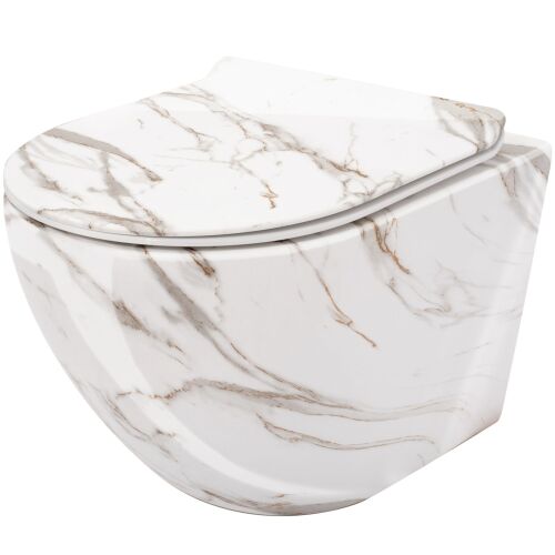 Misa WC podwieszana Rea Carlos Slim Lava Shiny