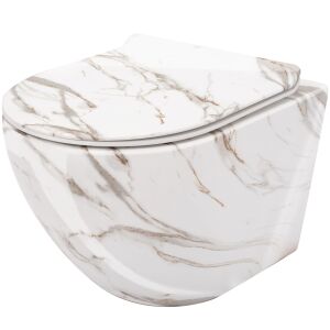 WC misa bez splachovacieho okruhu Rea Carlos Slim Lava Shiny 147259256 - WC