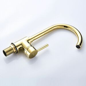 Rea Talisa Gold Kitchen Faucet, modern design - Nonbrand Faucet