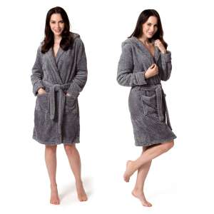 Women's Bathrobe Rea DIAMOND grey S/M