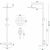 Lungo Chrome Thermostatic Shower Set 147261158