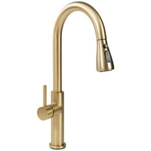 Rea Nest Gold Brush kitchen faucet, brushed gold finish - Nonbrand Faucet