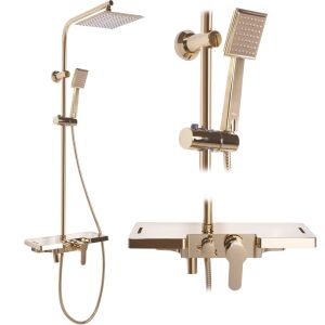 Rea Bravo Gold Shower Set 146886813 - Shower set