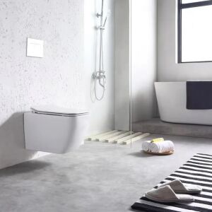 Závesná WC misa REA MARTIN SLIM RIMLESS DUROPLAST 141541294 - WC