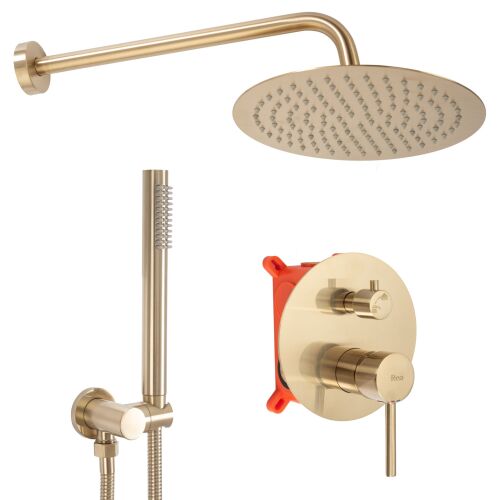Unterputz Duschset REA Lungo Gold Matt + BOX 145221332