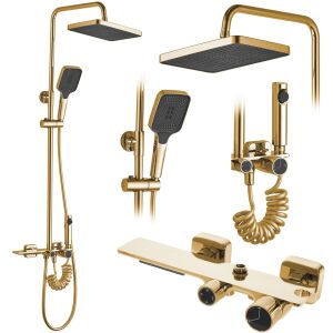 REA HELIX Gold Shower Set 147290900 - Shower set