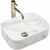 Rea Demi Mini Marble Washbasin with Gold Faucet