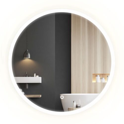 LED Kerek Tükör - 70 cm 139555662 - Fürdőszobatükör