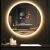Stylish bathroom featuring LED Round Mirror