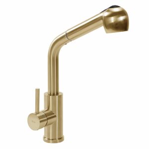 Küchearmatur REA Troy gebürstetes Gold 140434438 - Wasserhahn