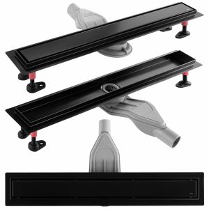 Rigola dus REA Neox Superflow Black 90 146395407 - Rigole