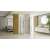 Душ кабина REA Hugo 80x90 Gold Brush 94511747