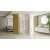 Душ кабина REA Hugo 100x90 Gold Brush 94511780