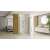 Душ кабина REA Hugo 100x90 Gold Brush 94511780