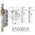 DIN 72 mm BB Symmetrical Mortise Lock 94514251
