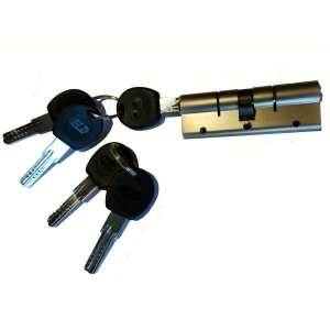 Hisec Italian Quality Cylinder Lock with Multiple Keys, 9 cm Long, 45/45 for Hisec Doors 94514263 - Perfekto