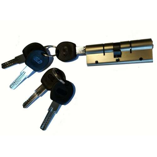Hisec Italian Quality Cylinder Lock with Multiple Keys, 9 cm Long, 45/45 for Hisec Doors