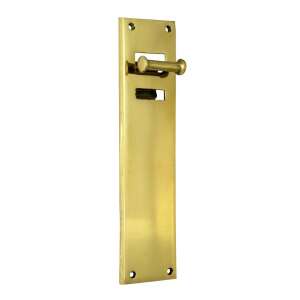 Brass front plate for roller shutter automation - Gomboss