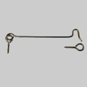 230 mm długi hak do drzwi i okien ze śrubą, mosiądz, do zabezpieczania drzwi i okien - Samozamykacz