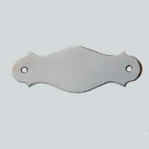 Amber Brass Nameplate, 114x39mm, for engraving - Gomboss