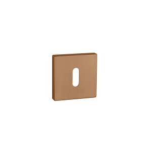 Aprile Square Rosette, 7mm, PVD, Copper - Door Knobs & Handle