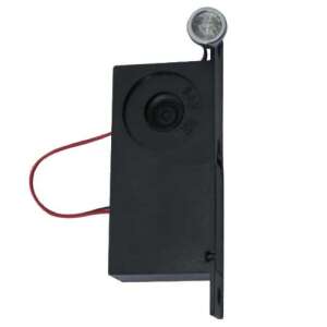 HiSec door chime with push button, black, with red wire - Doorbell, Chime Bell