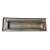 Stainless steel letter slot with spring loaded flap, 254 x 73 mm, for mail delivery