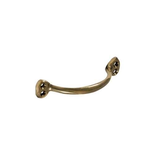 Brass drawer pull, 110mm, for furniture