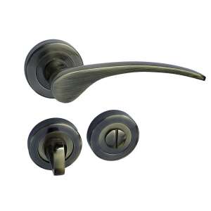 Eva Okrúhla rozeta Starožitná rukoväť s drhnutým povrchom