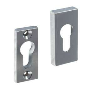 Hero Štvorcový Kryt Kľúčovej Diery, Chróm, pre Kľučky Dverí - Výstavba&Renovácia