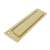 Brass letter slot, small size, 254x73 mm, polished, lacquered, angled view
