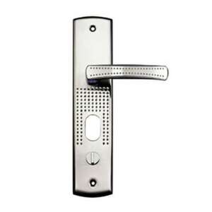 Hisec Kinai Csak Kilincs Aluminium Ezüst door handle, silver, for entrance doors - Door