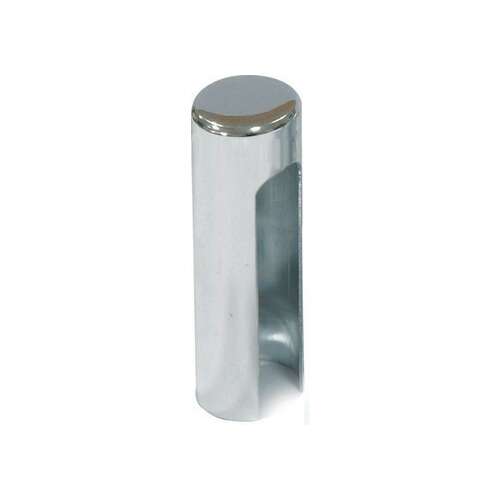 Chrome strap cover cap, 16mm, for curtain rods