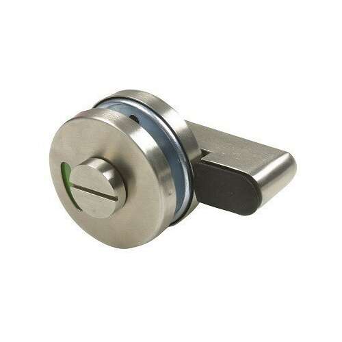 Spodná rozeta WC kryt z nerezovej ocele s kruhovým uzáverom s indikátorom voľného/obsadenia (indikátor)